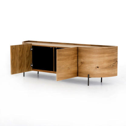 Lunas Media Console - Gold Guanacaste