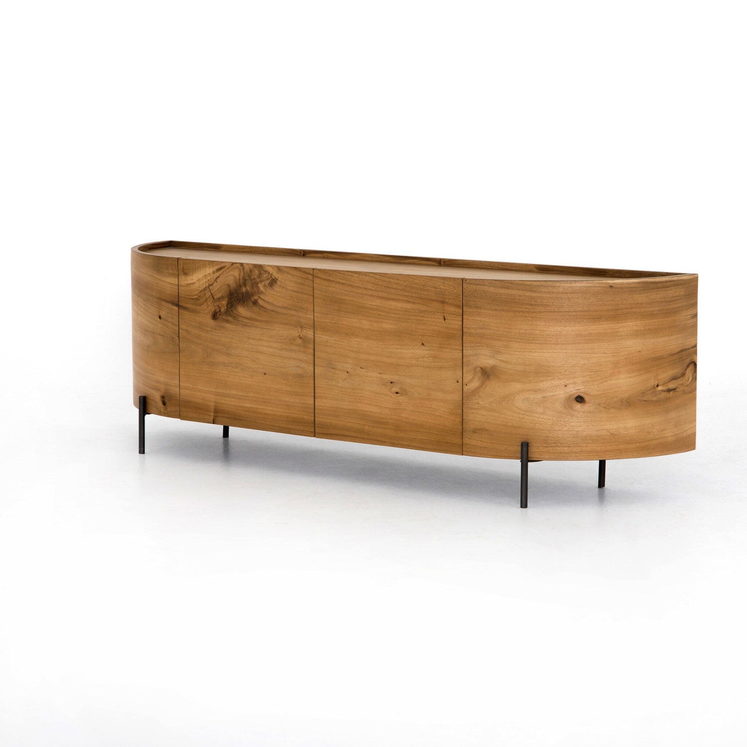 Lunas Media Console - Gold Guanacaste