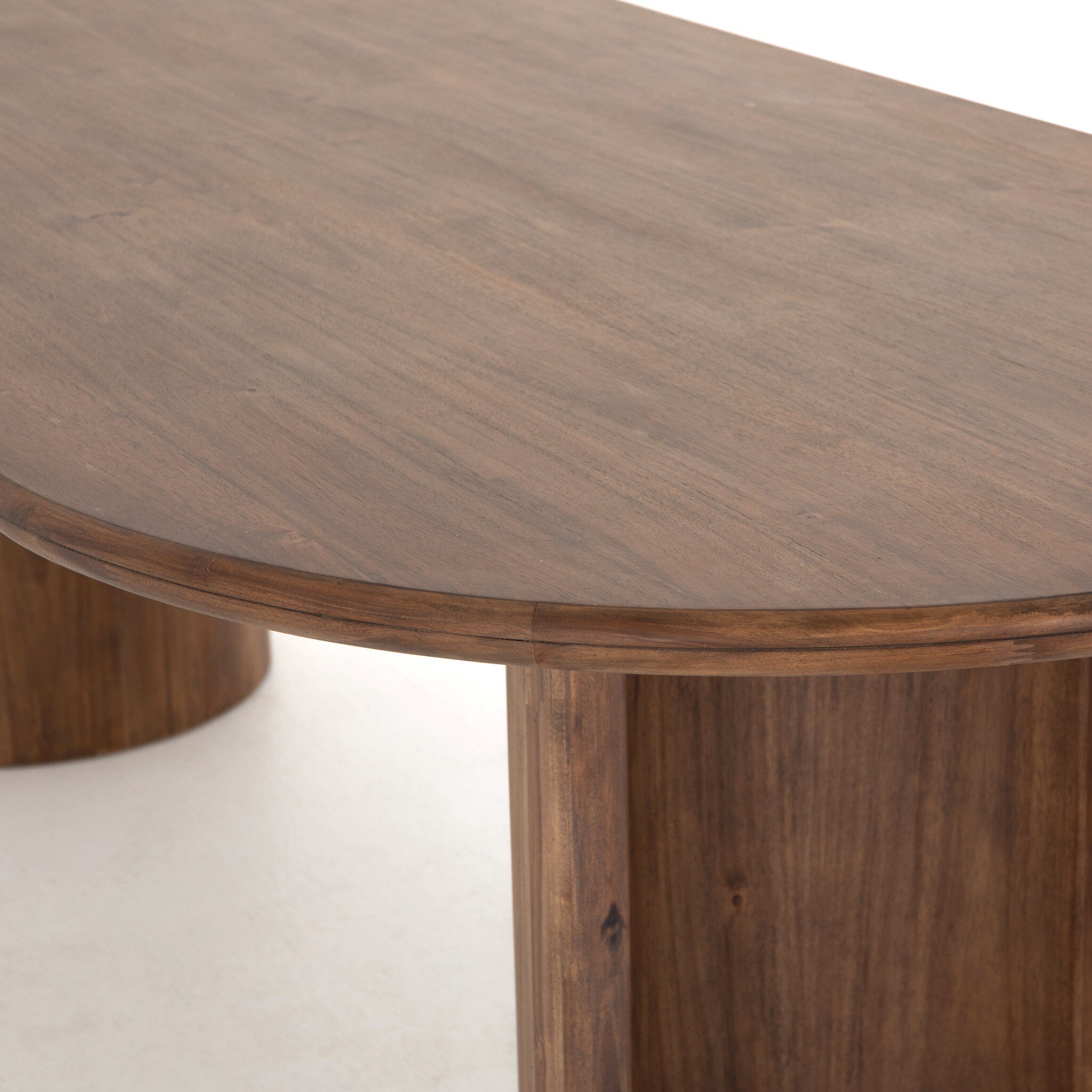 Paden Dining Table - Seasoned Brown Acacia