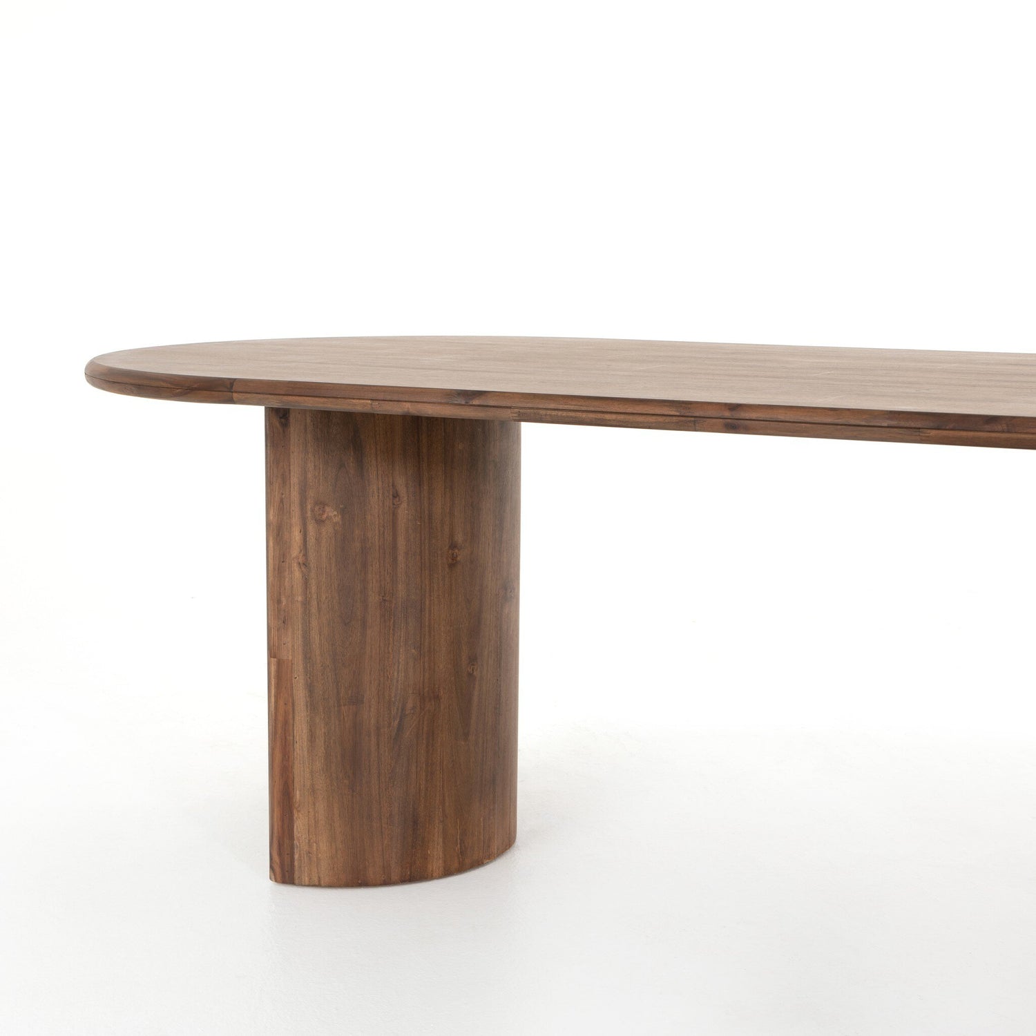 Paden Dining Table - Seasoned Brown Acacia