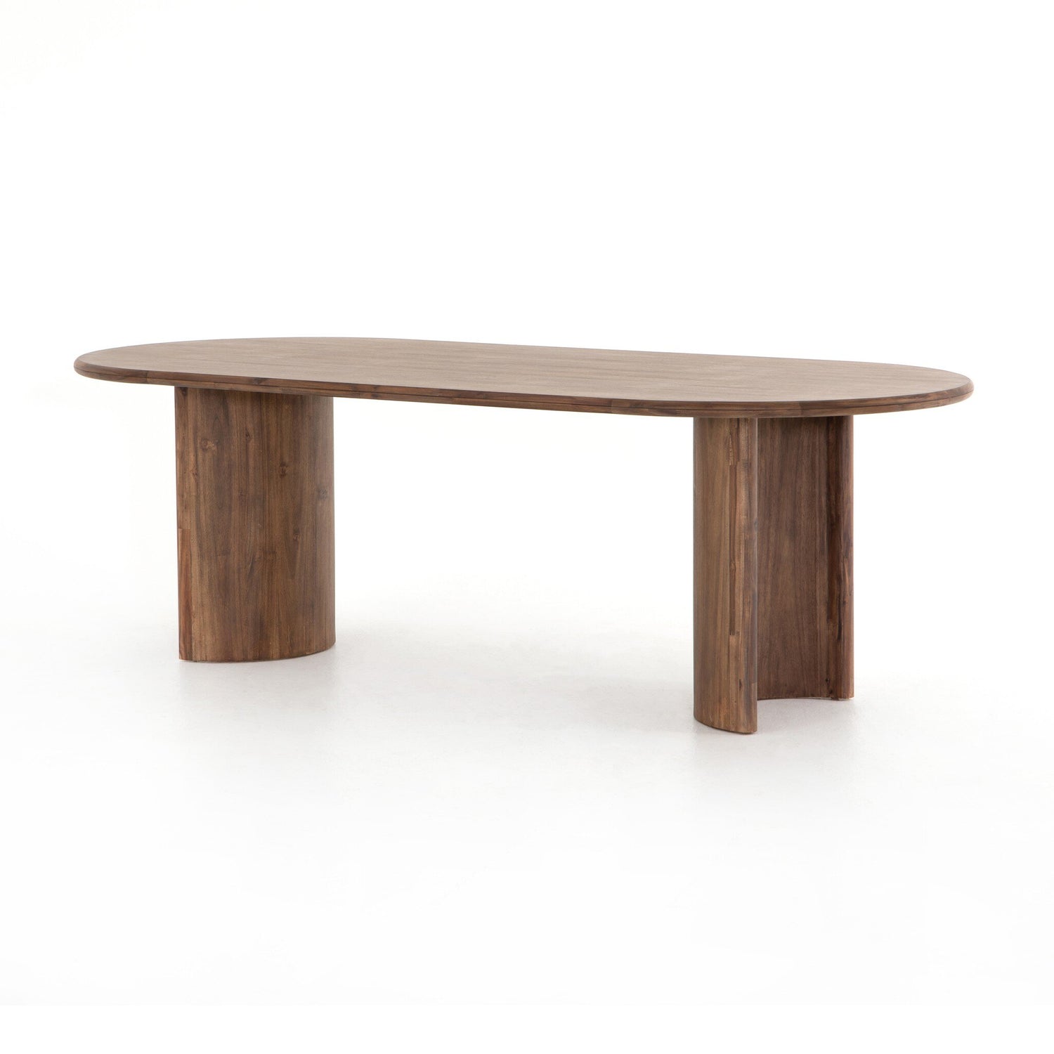 Paden Dining Table - Seasoned Brown Acacia