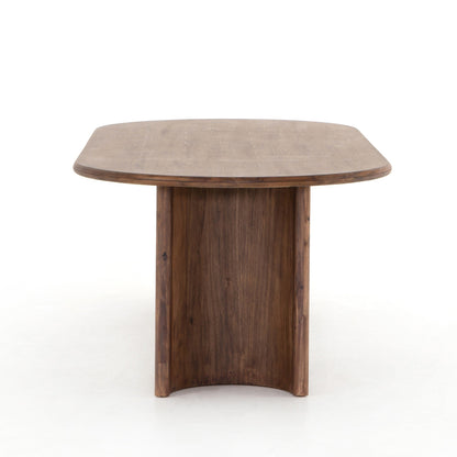 Paden Dining Table - Seasoned Brown Acacia