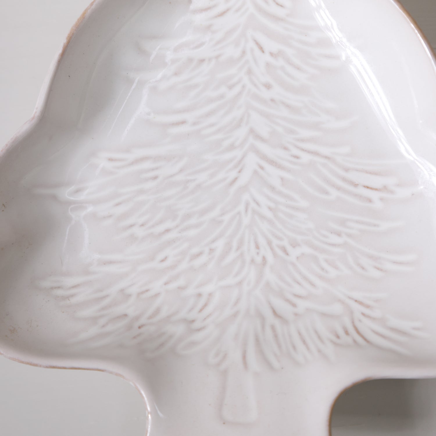 Stoneware Tree Shaped Plate