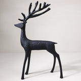 Black Resin Reindeer