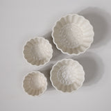 Stoneware Fluted Nesting Bowls