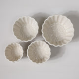 Stoneware Fluted Nesting Bowls