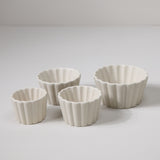 Stoneware Fluted Nesting Bowls