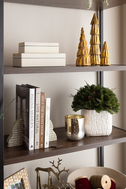 Carved Marble Bookends