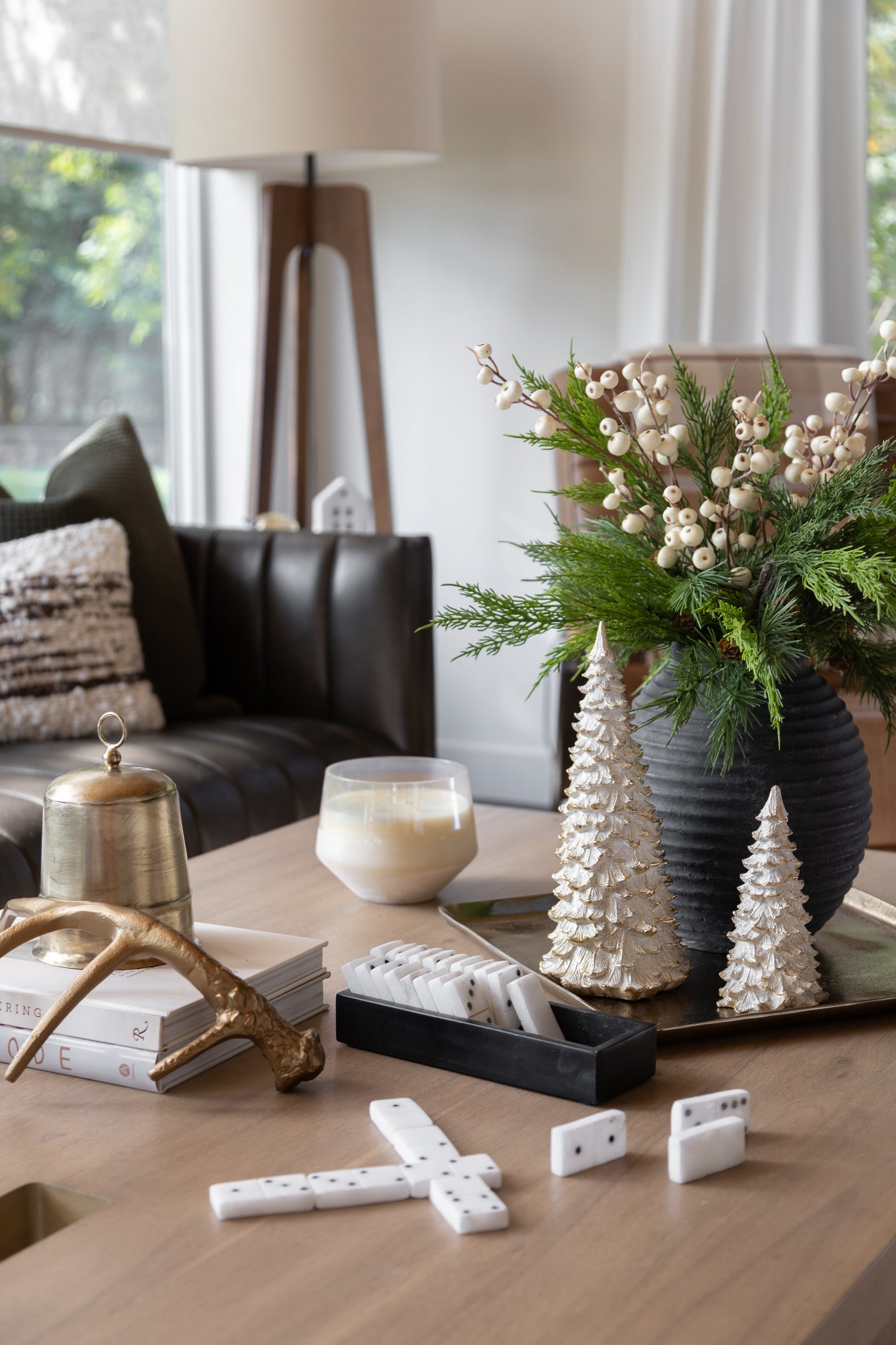 Gold Antler Decor