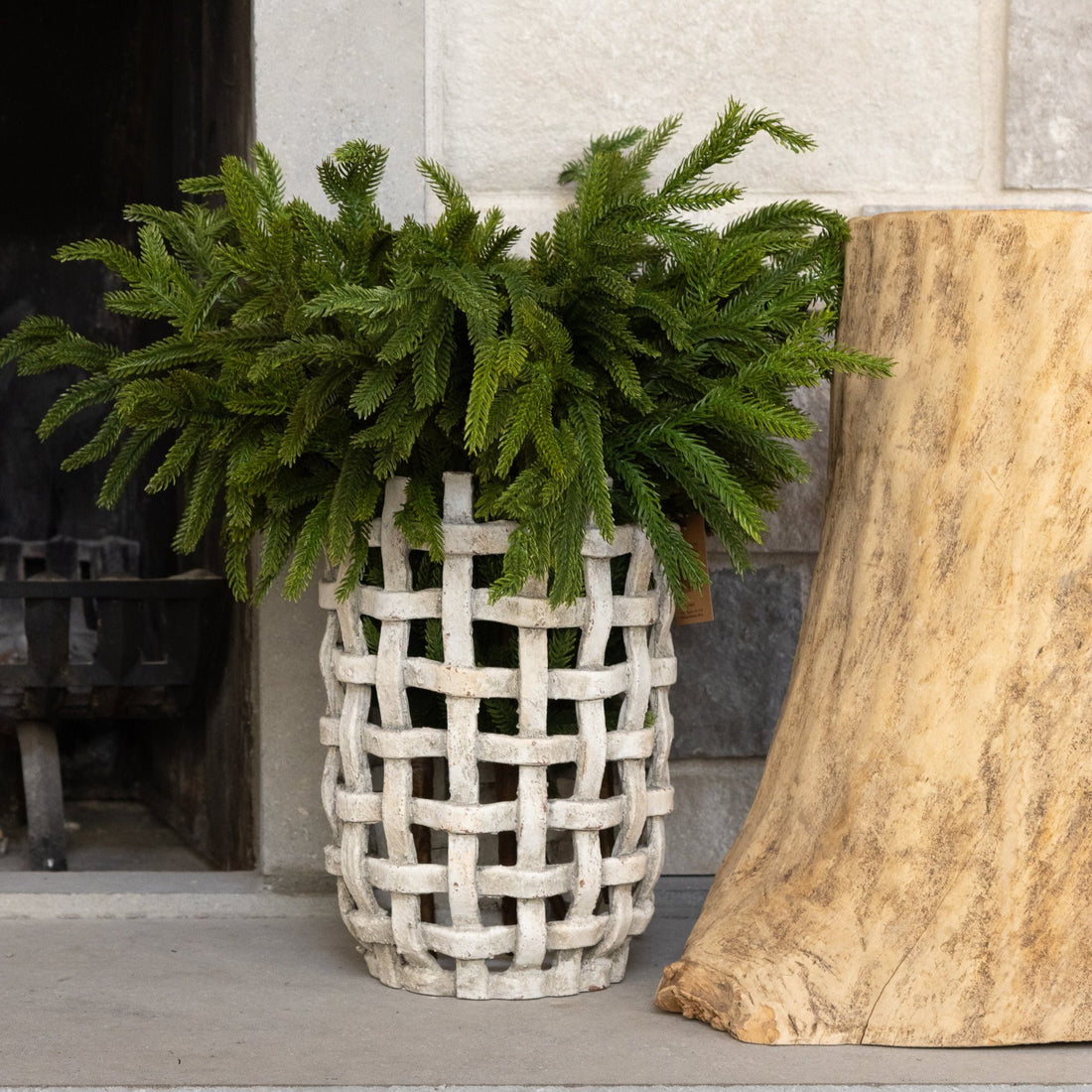 19&quot;  Soft Touch Evergreen Stem
