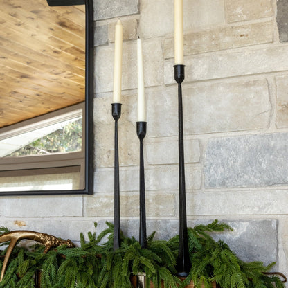 Black Iron Candlesticks