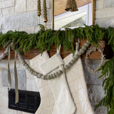 Linen Quilted Stocking