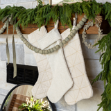 Linen Quilted Stocking