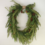 XL Mixed Green Wreath