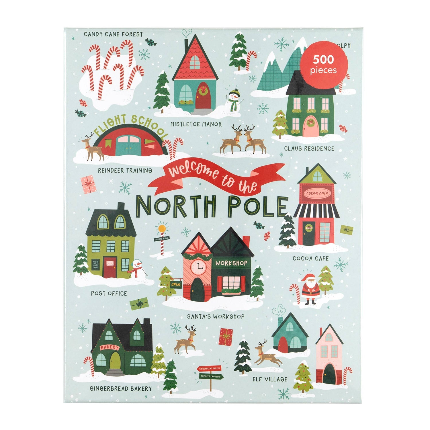 Welcome To The North Pole - 500 Piece Jigsaw Puzzle