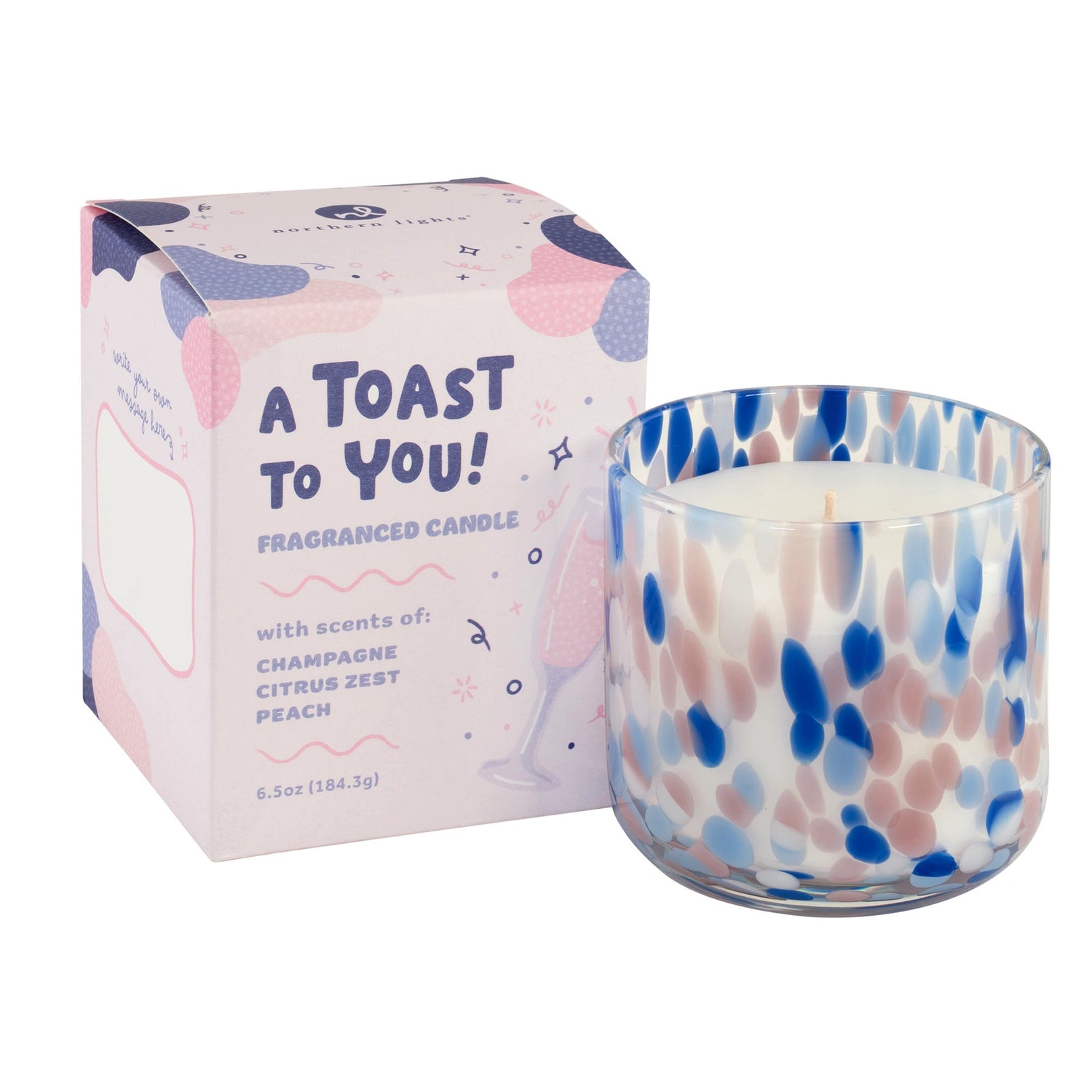 A Toast to You! Boxed Candle