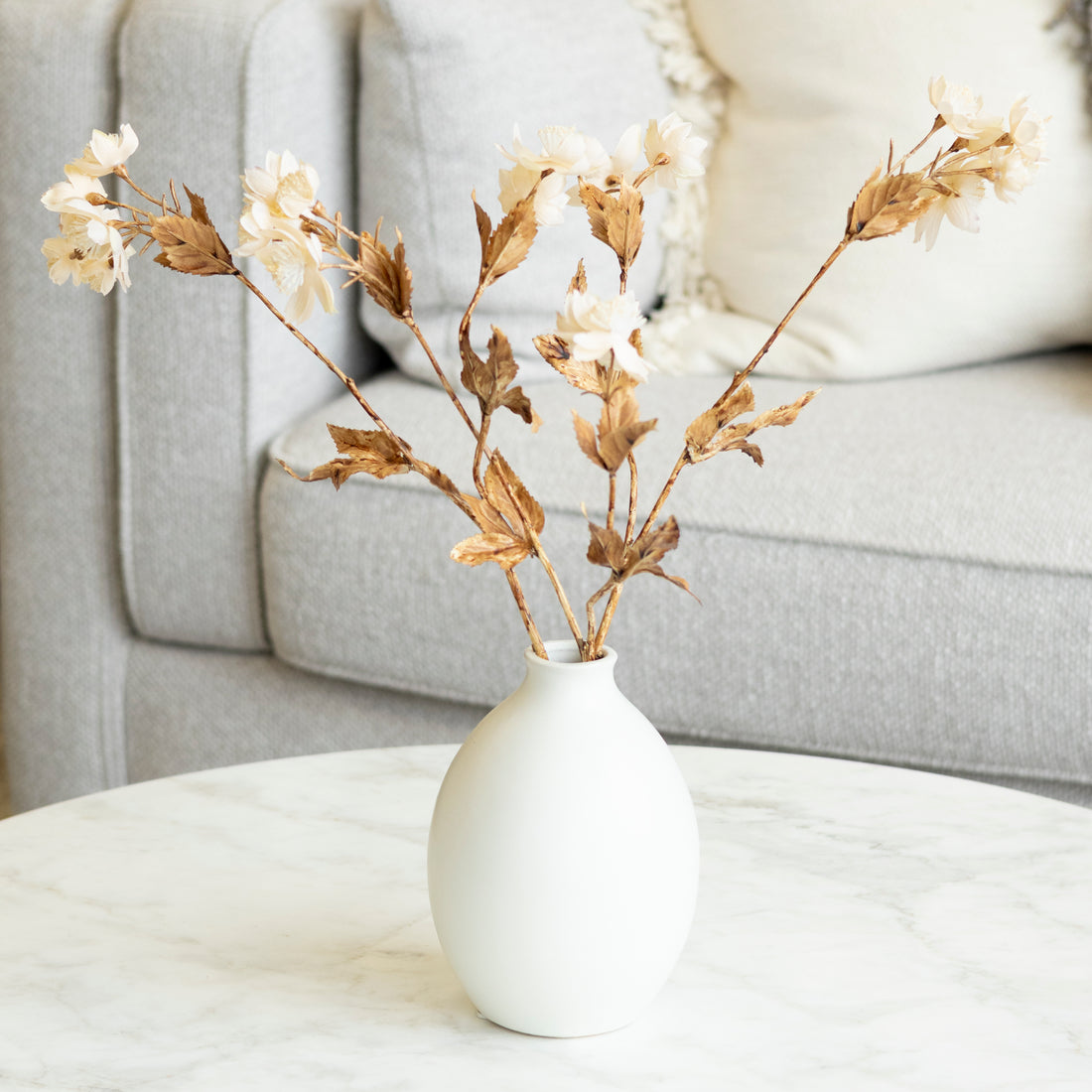 Matte Teardrop Vase
