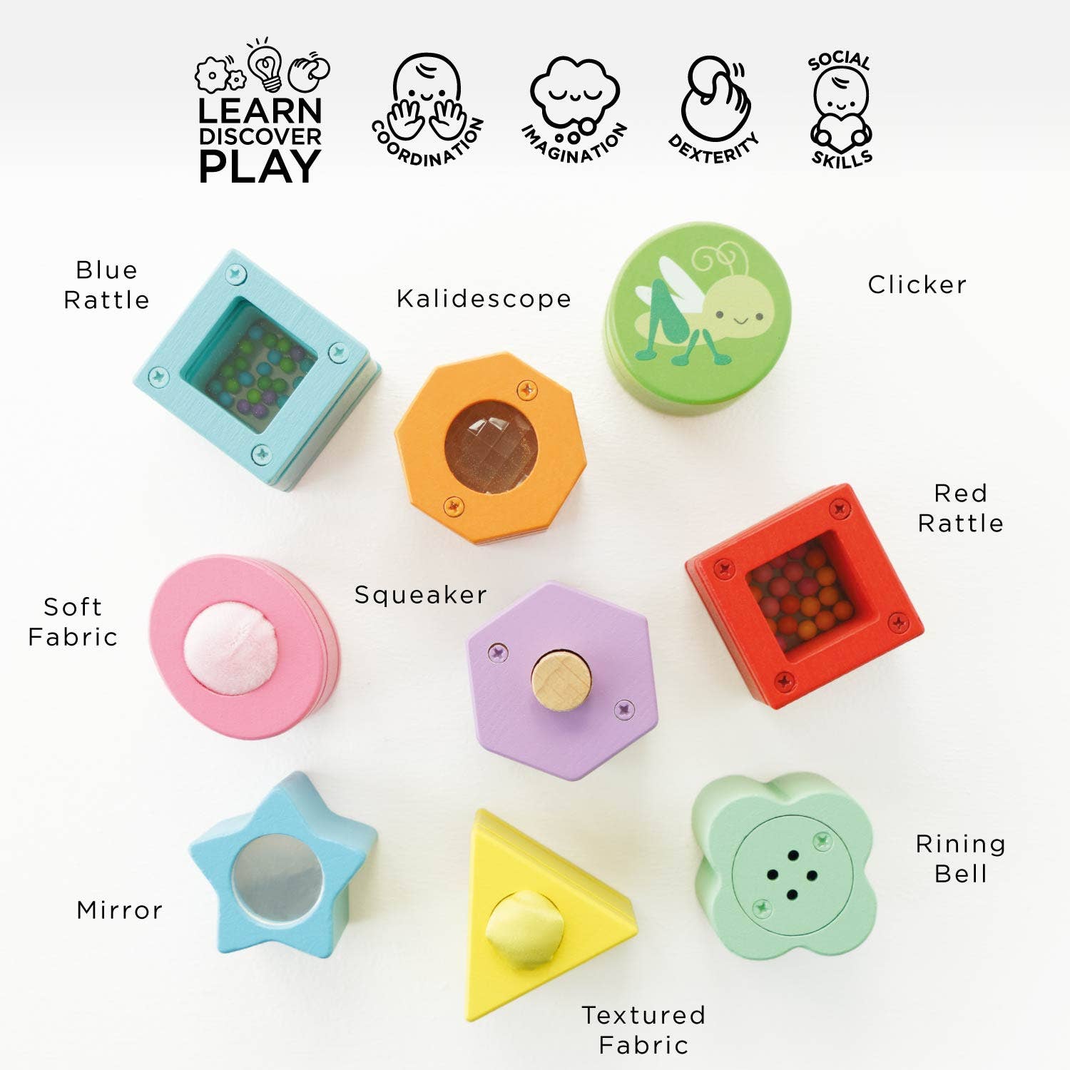 Rainbow Sensory Shape Sorter