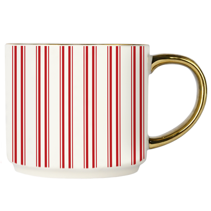 Red Stripe Coffee Mug