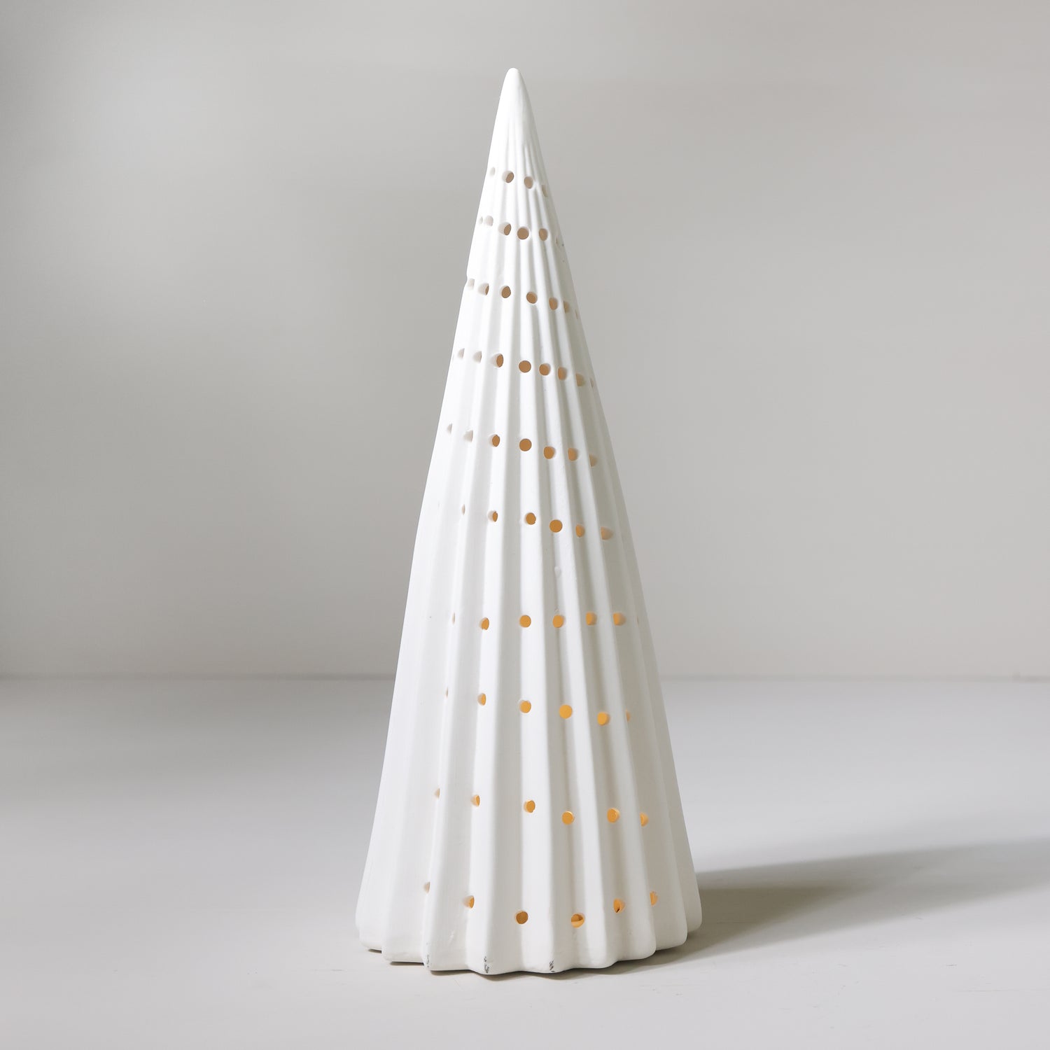 Matte White Lighted Trees