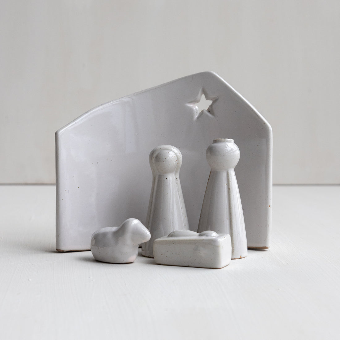 Stoneware Nativity