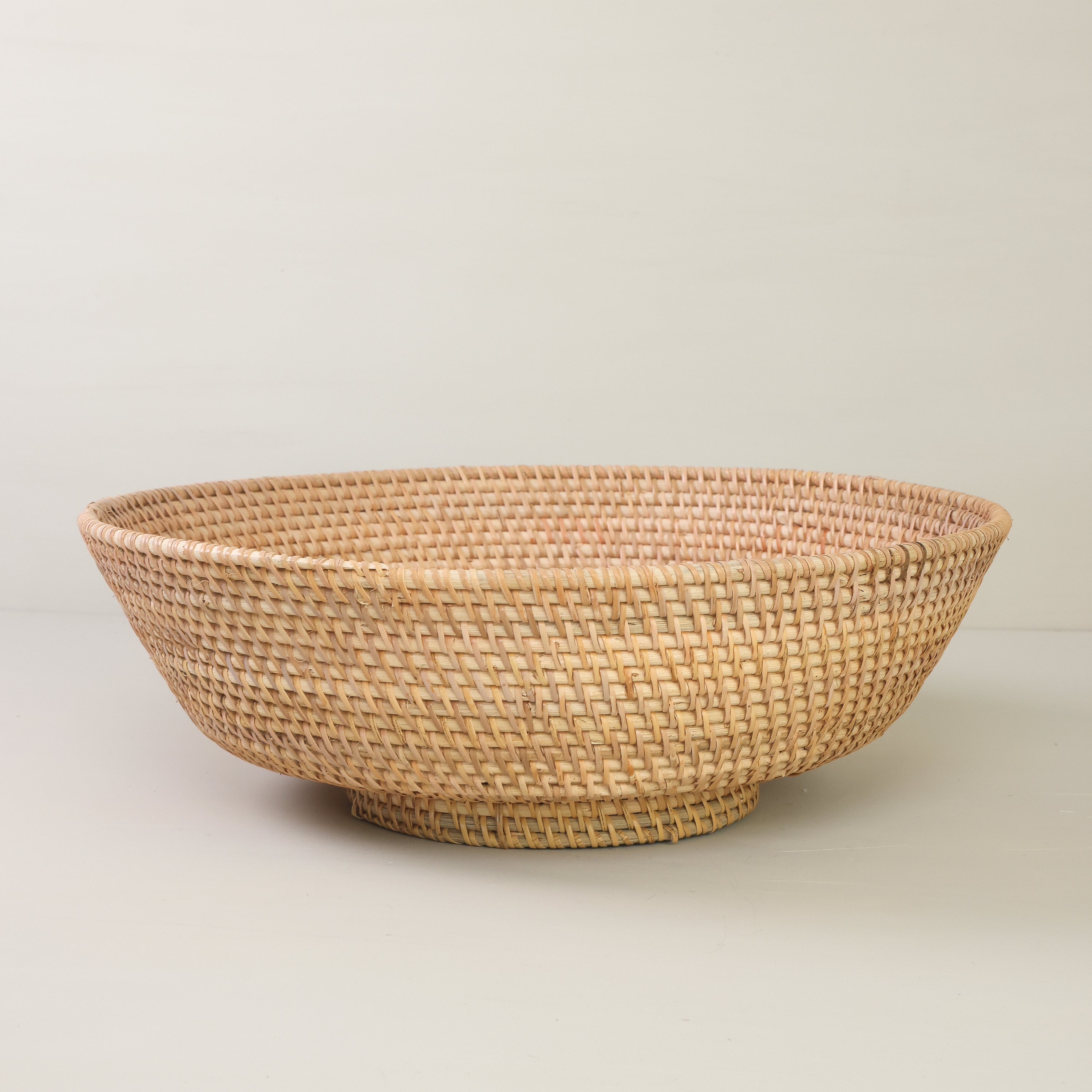 Rattan Footed Bowl