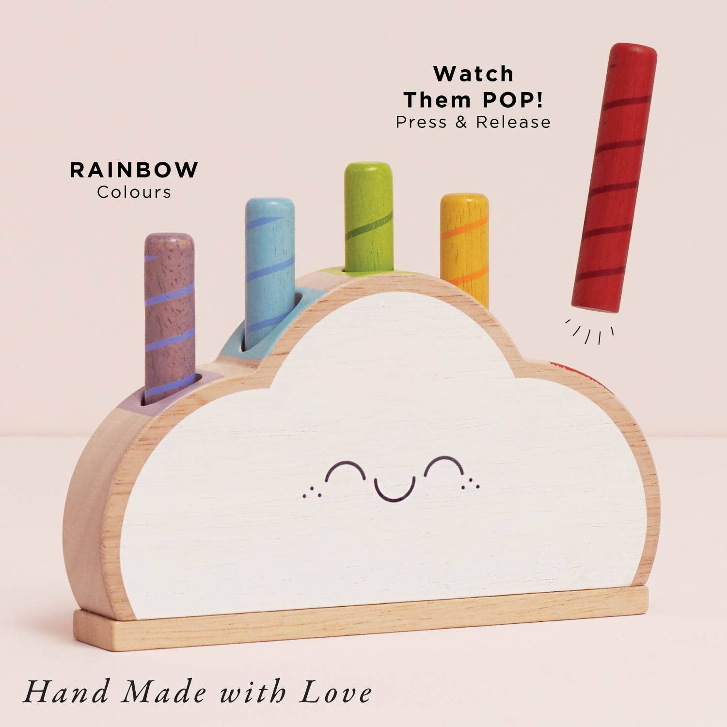 Rainbow Cloud Pop-up Toy