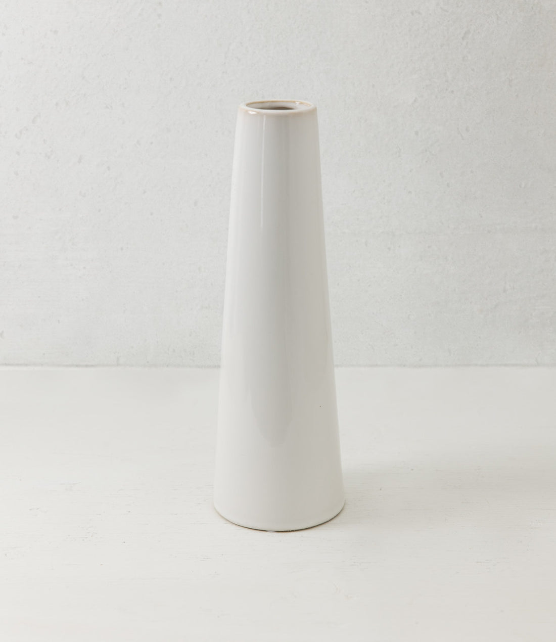 White Cone Vase