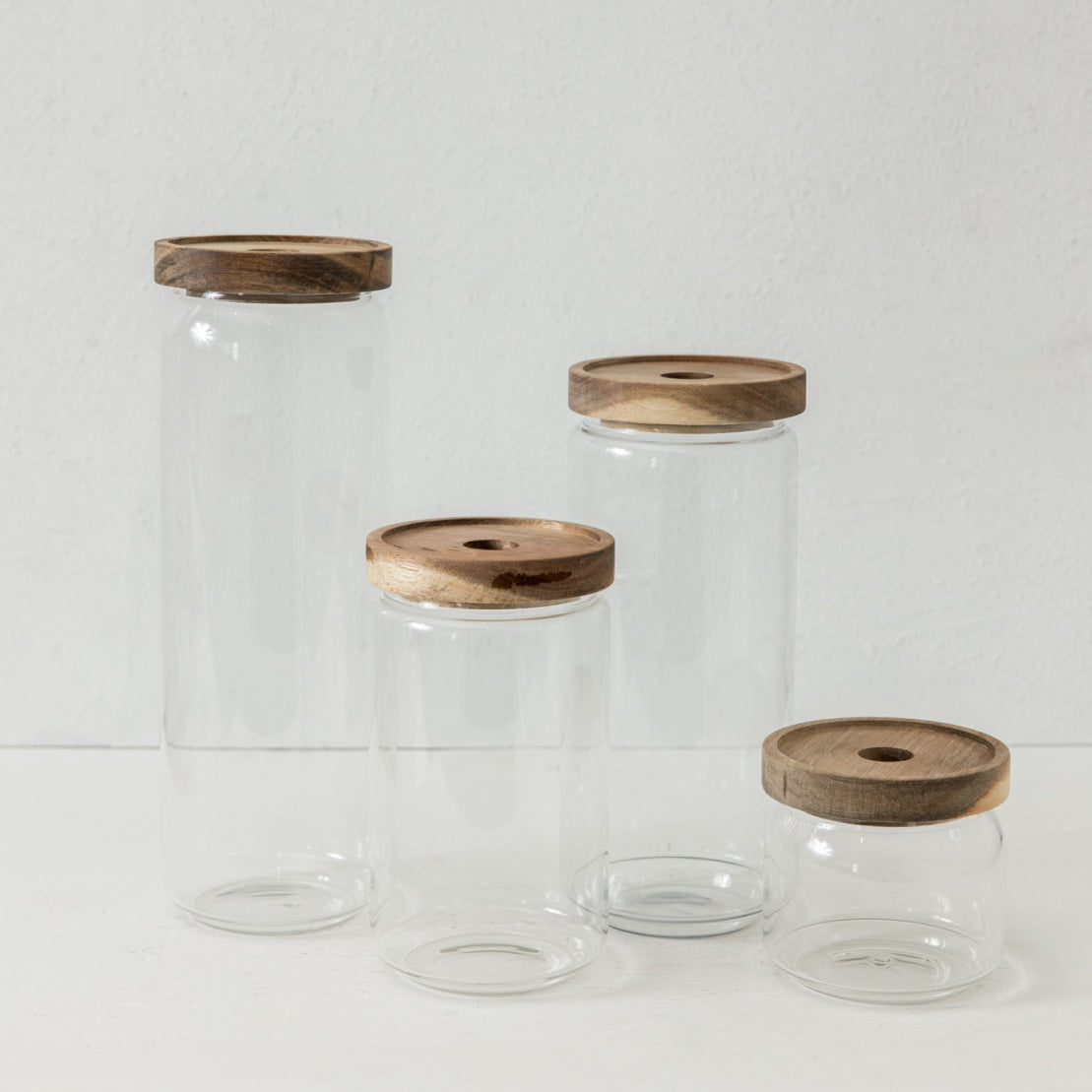 Wood Top Canisters