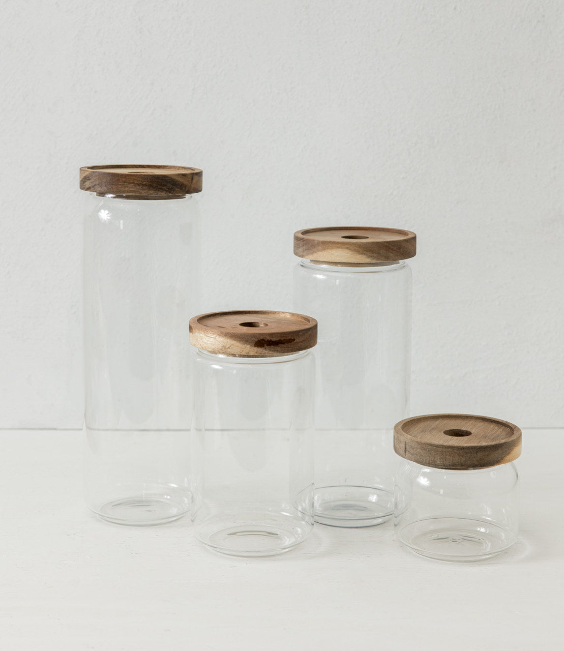 Wood Top Canisters