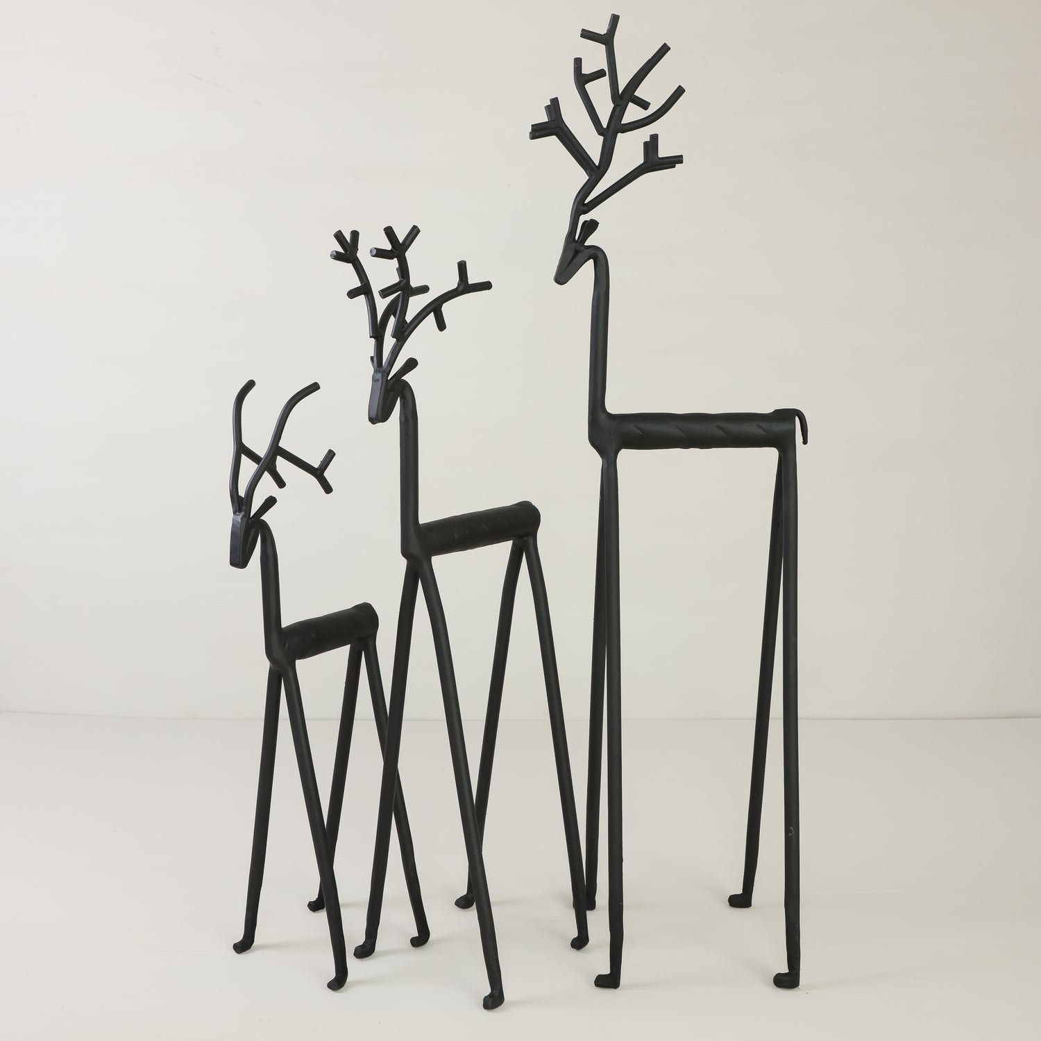 Modern Metal Reindeer