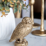 Antique Brass Owl