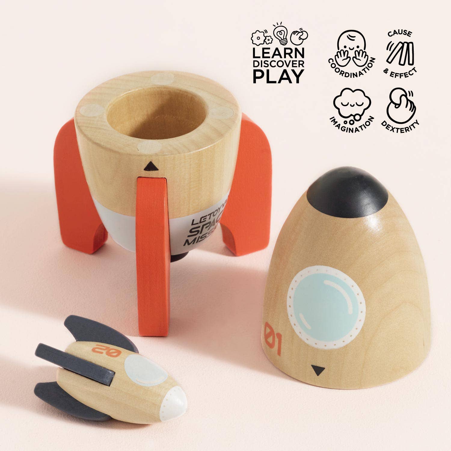 Magnetic Space Rocket Duo