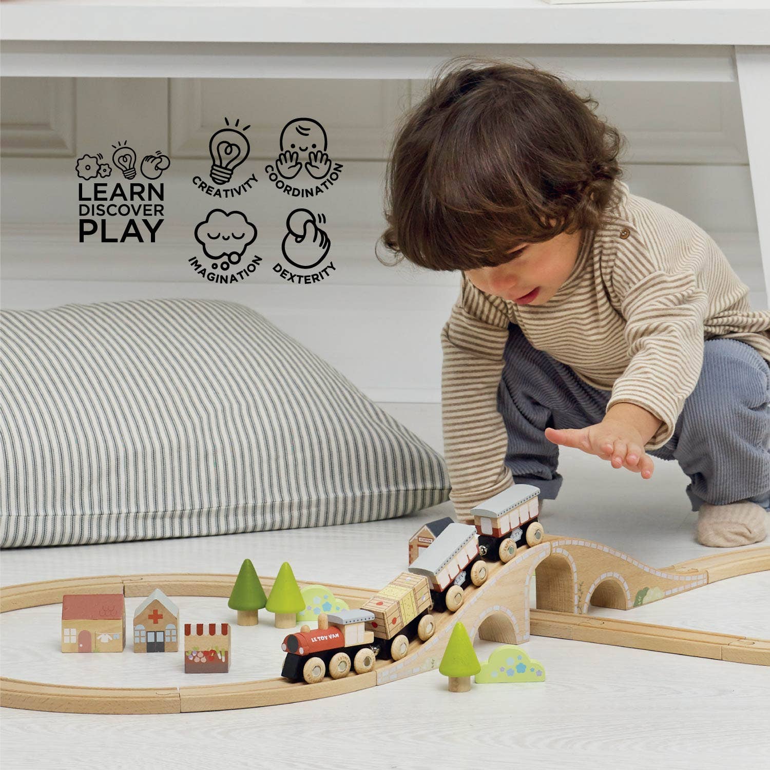 Wooden Train Set