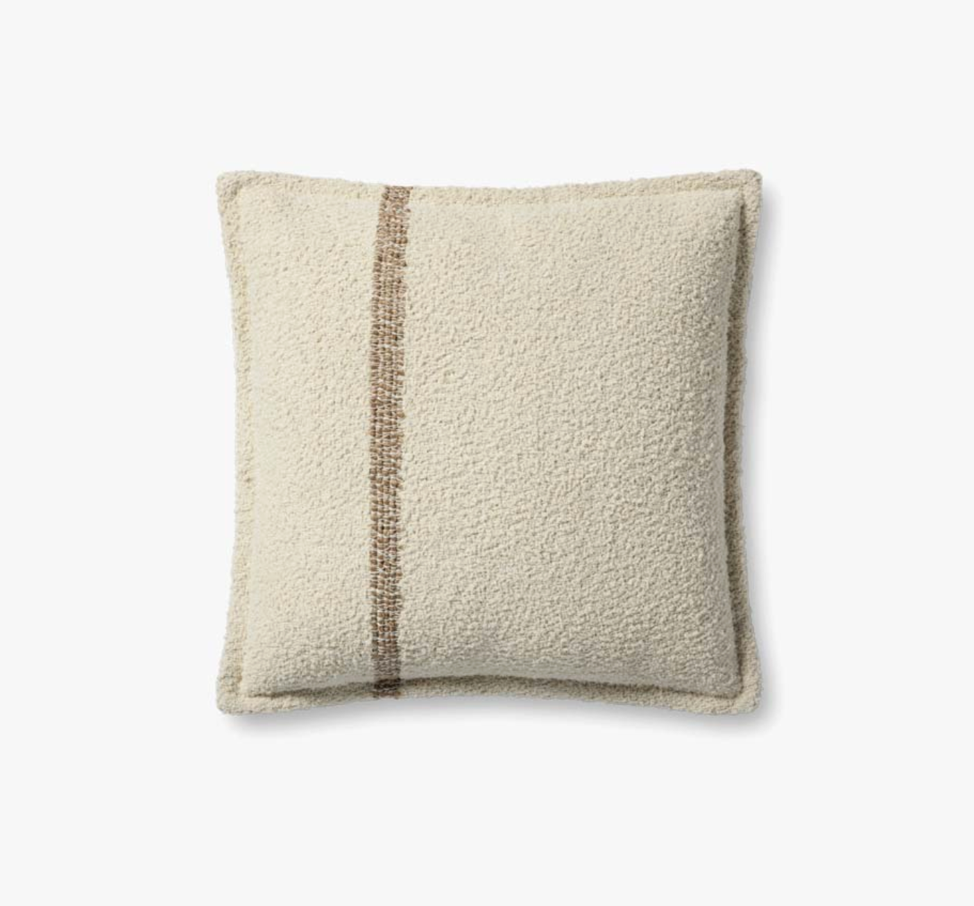 18" Down Pillow Natural/Tan