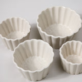 Stoneware Fluted Nesting Bowls