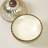 Winter White Mercury Ornament  Candle