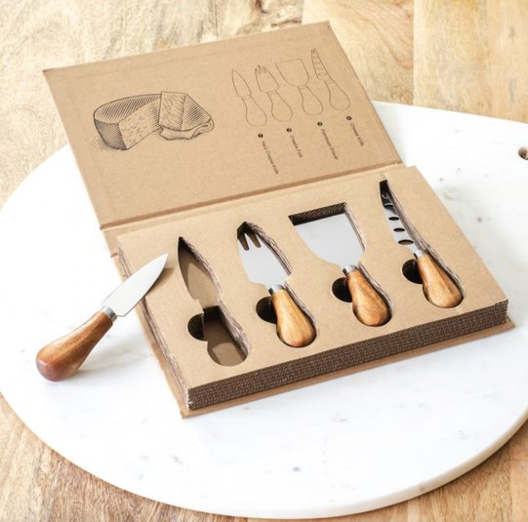 4 Pc Cheese Knife Set