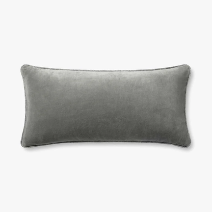 Velvet Touch Gray Pillow