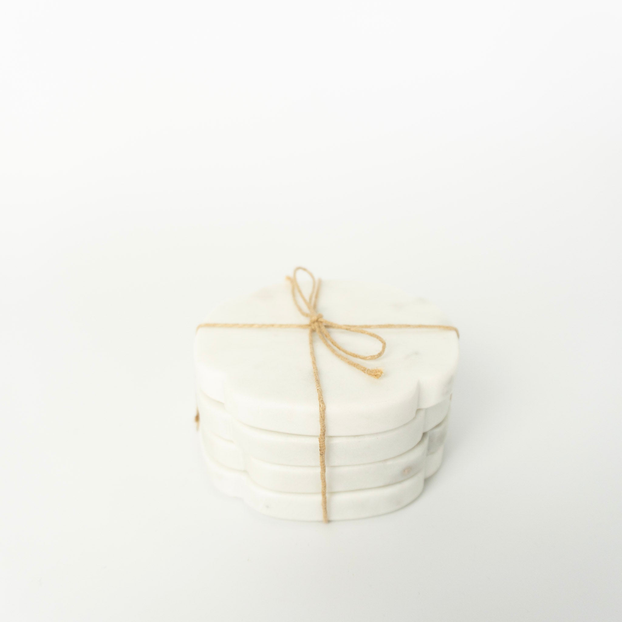 White Marble Coasters