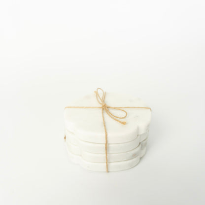 White Marble Coasters