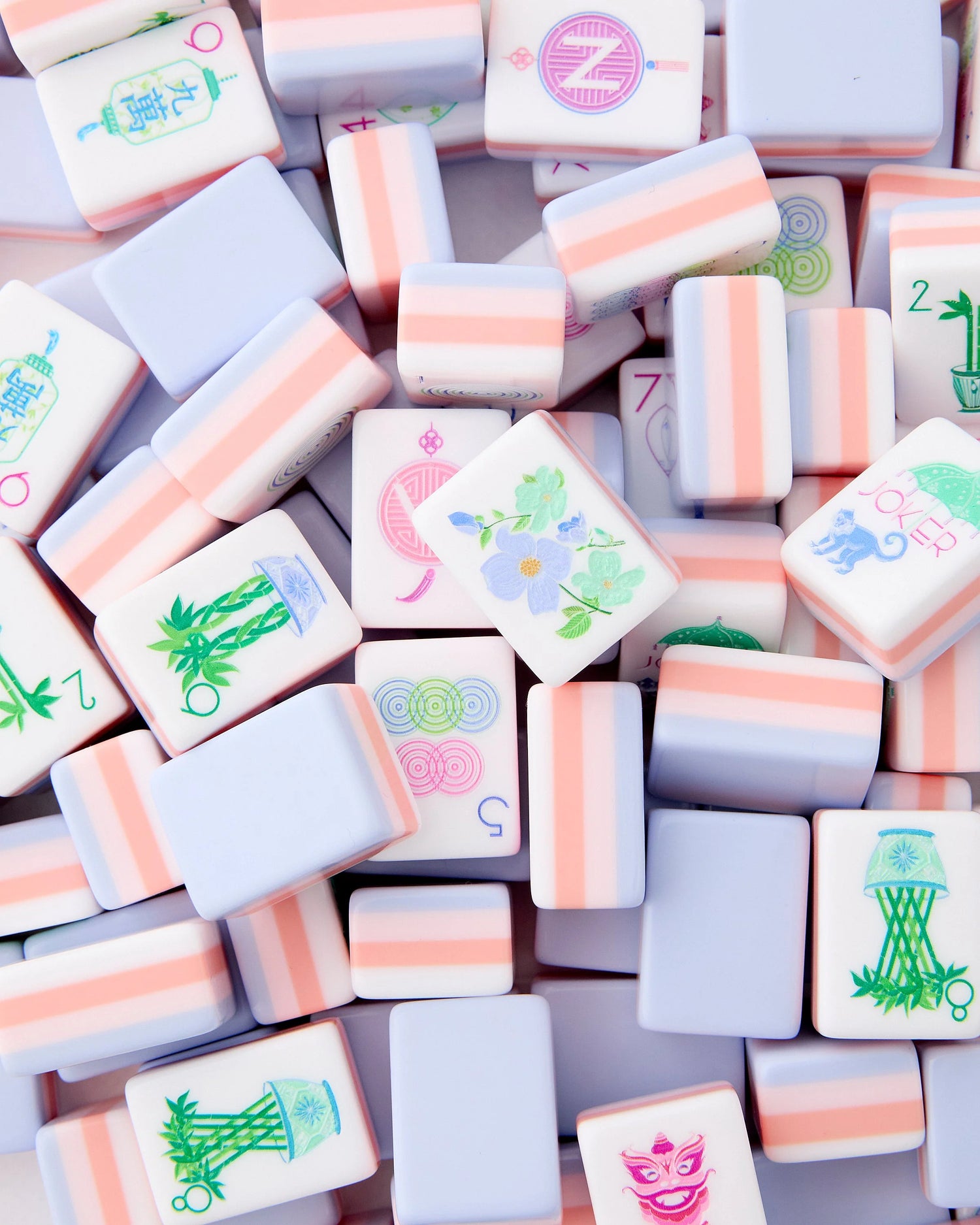Luminaire Mahjong Tiles