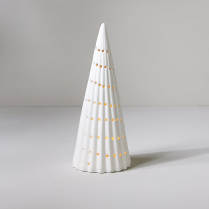 Matte White Lighted Trees