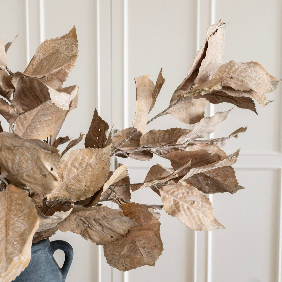 Dried Hydrangea Leaf Stem ~ Tan