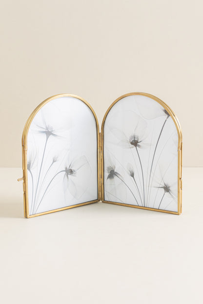 Brass Arched Picture Frame