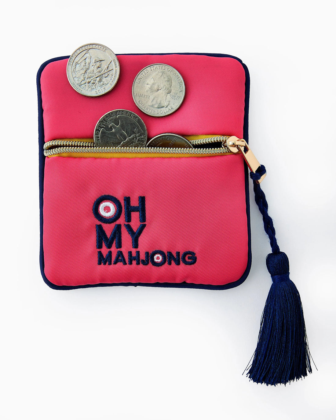 Pink Coin &amp; Dice Bag