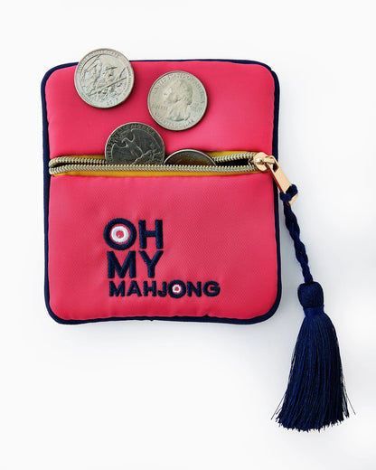 Pink Coin &amp; Dice Bag