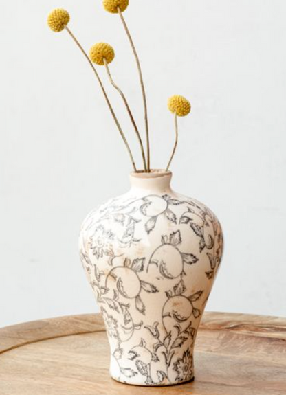 8" Heirloom Plum Vase