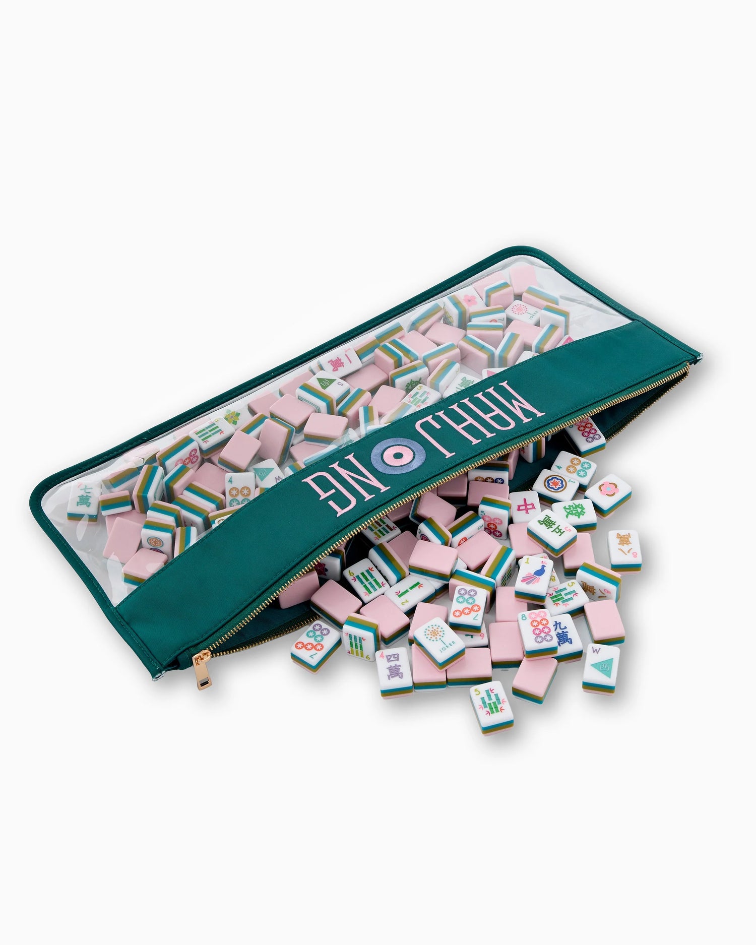 Teal Mahjong Bag