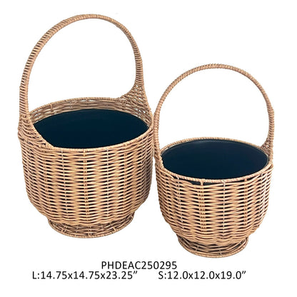 Poly Weave Garden Basket